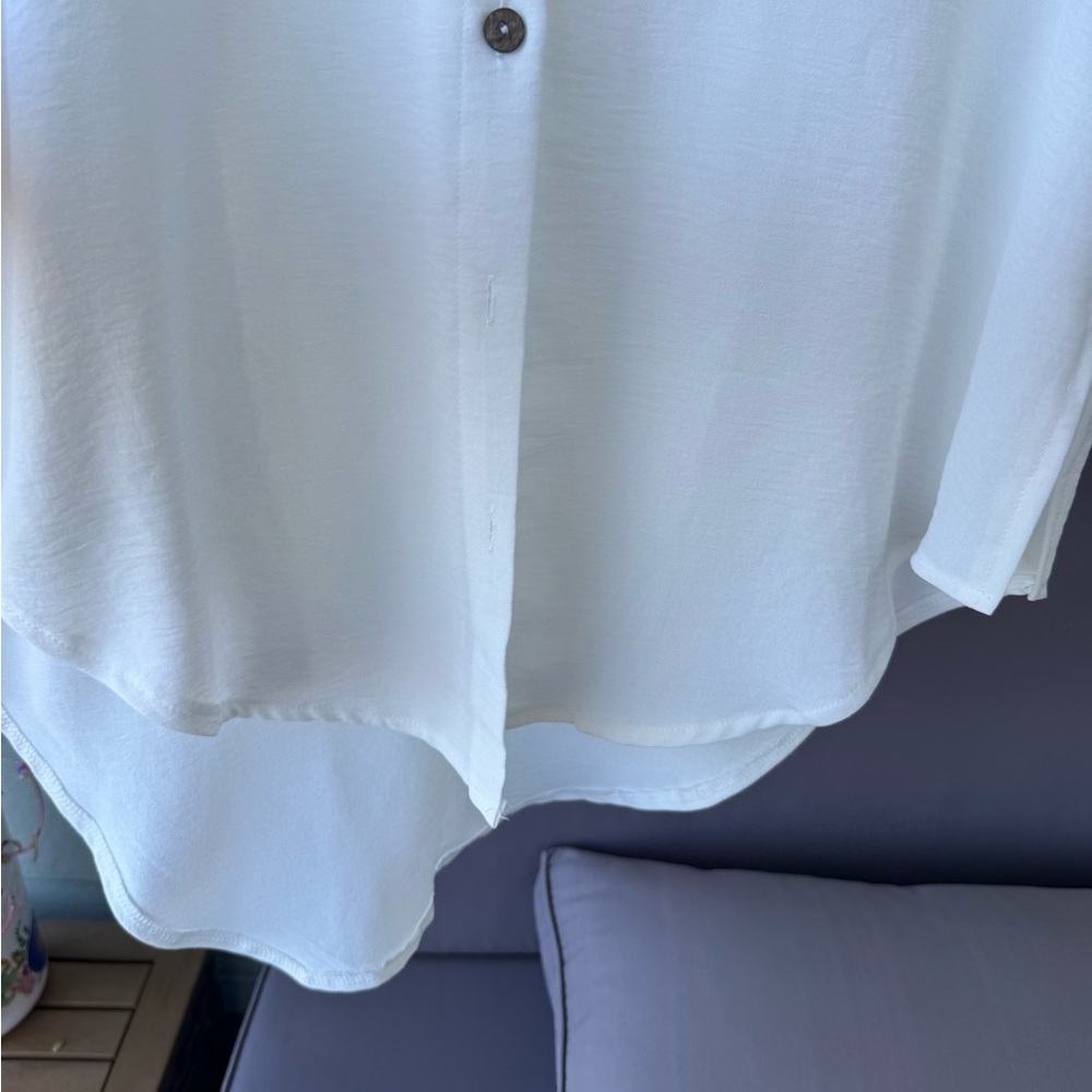 White Button-Up Shirt - Picture 15 of 15